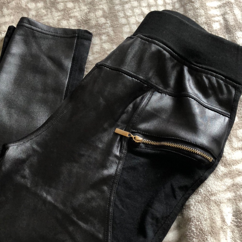 Faux Leather Like Leggings